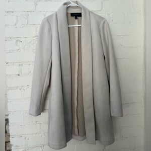 Ann Taylor Women's Light Gray Trench Coat